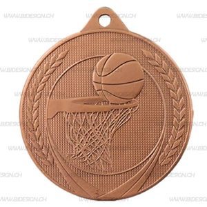 BRONZE BASKETBALL MEDAL