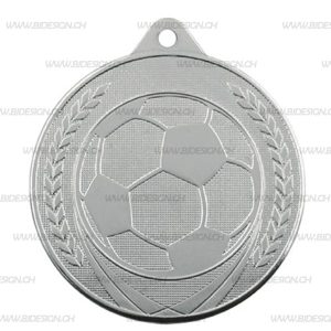 SILVER FOOTBALL MEDAL