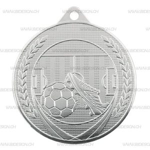 SILVER FOOTBALL MEDAL