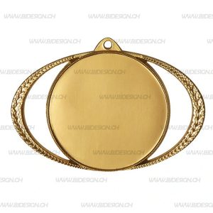 GOLD ZAMAK MEDAL SIZE 80