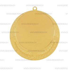 GOLD ZAMAK MEDAL SIZE 90