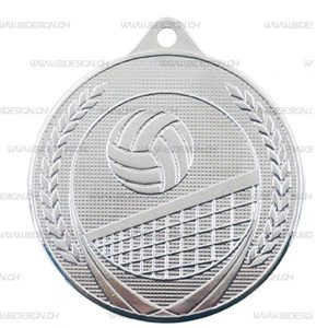 SILVER VOLLEYBALL MEDAL