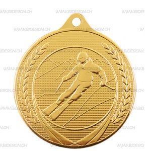 GOLD SKI MEDAL